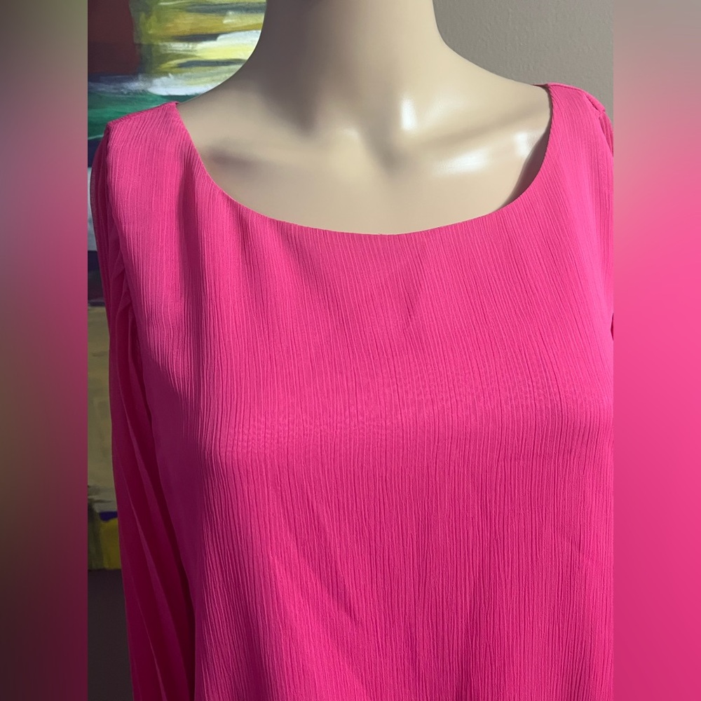 Alfani Top Women’s Size 8 Pink, 100% Polyester - Picture 5 of 17